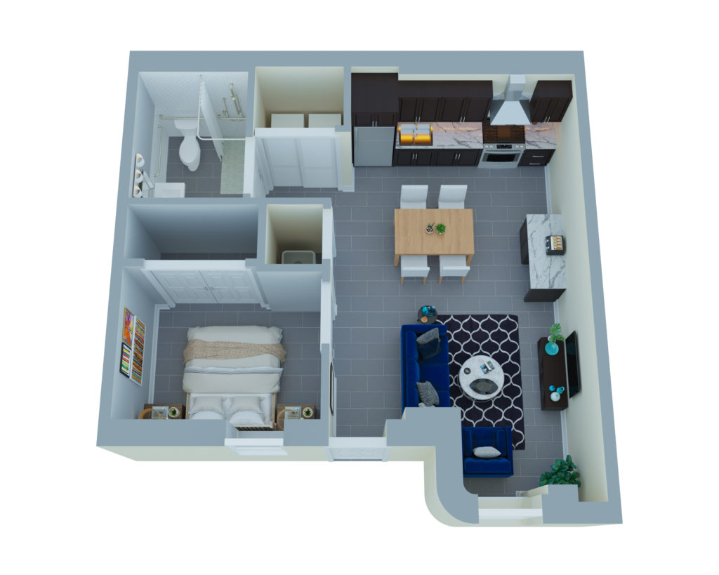 APT 3 3d floor plan
